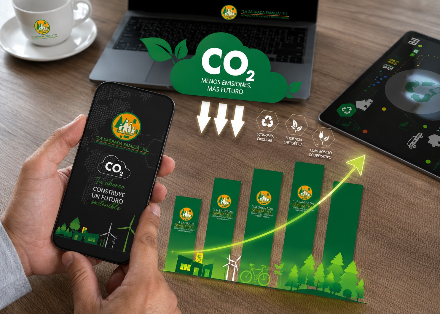 La Cooperativa La Sagrada Familia mide su Huella de Carbono y fortalece su compromiso ambiental